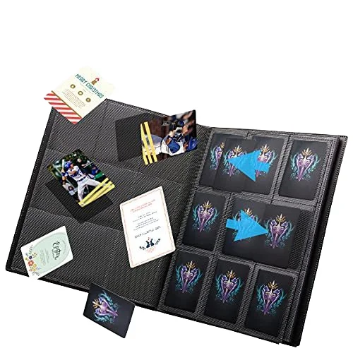 Premium 360 Pocket 9-Grid Trading Card Binder Custom PU Leather Football  Player Star Card Album Business Plastic Card Holders| Alibaba.com