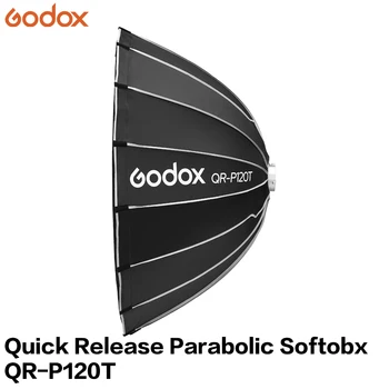 Godox Softbox Accessories QR-P120T 120CM Quickly Release Parabolic Softbox Video LED Light Live Broadcast Bowens Studio Flash detail image