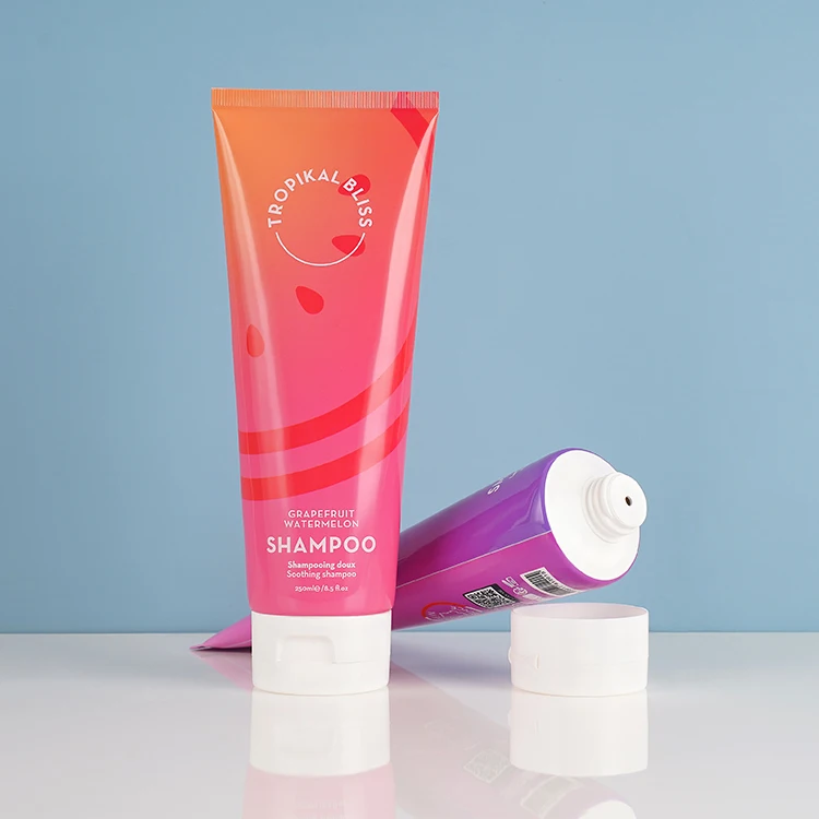 OEM ODM Hot Selling Cosmetic Empty Tube Packaging Plastic PE PCR 200ml Flip Top Cap Custom Size Available Face Mask Skin Care