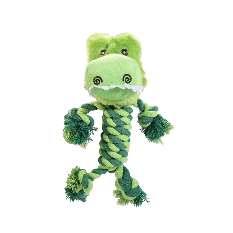 rope plush dog toy