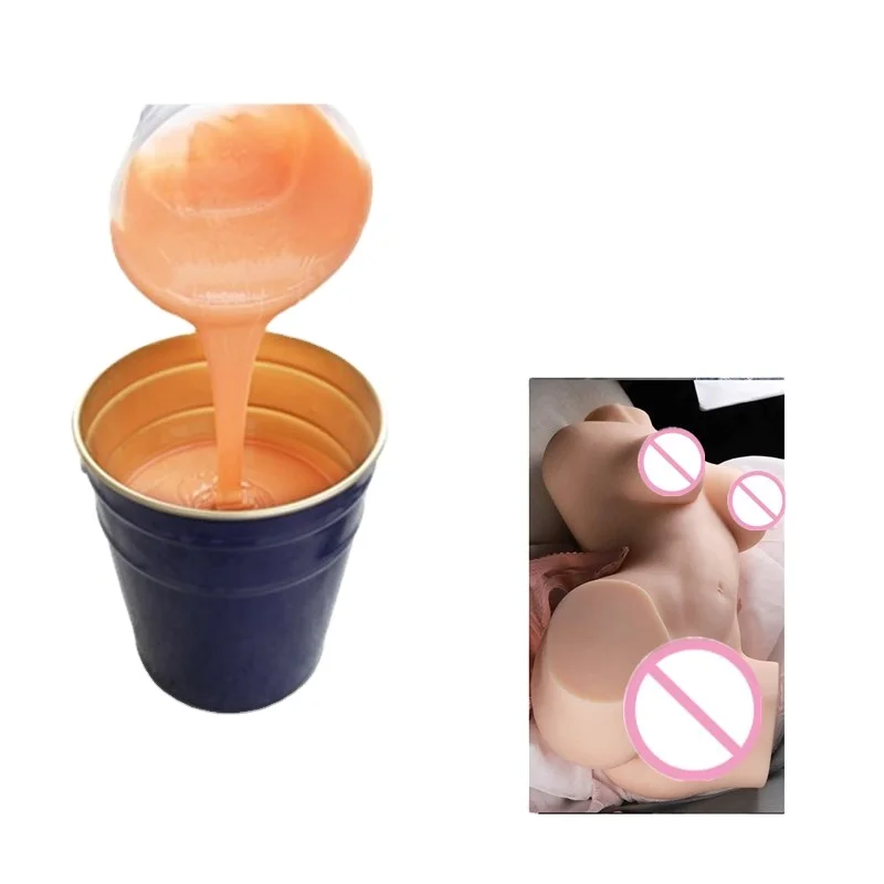 Food Grade Liquid Rtv2 Silicone Rubber for Artificial Vagina Model  Sexual Equipment Toys Making