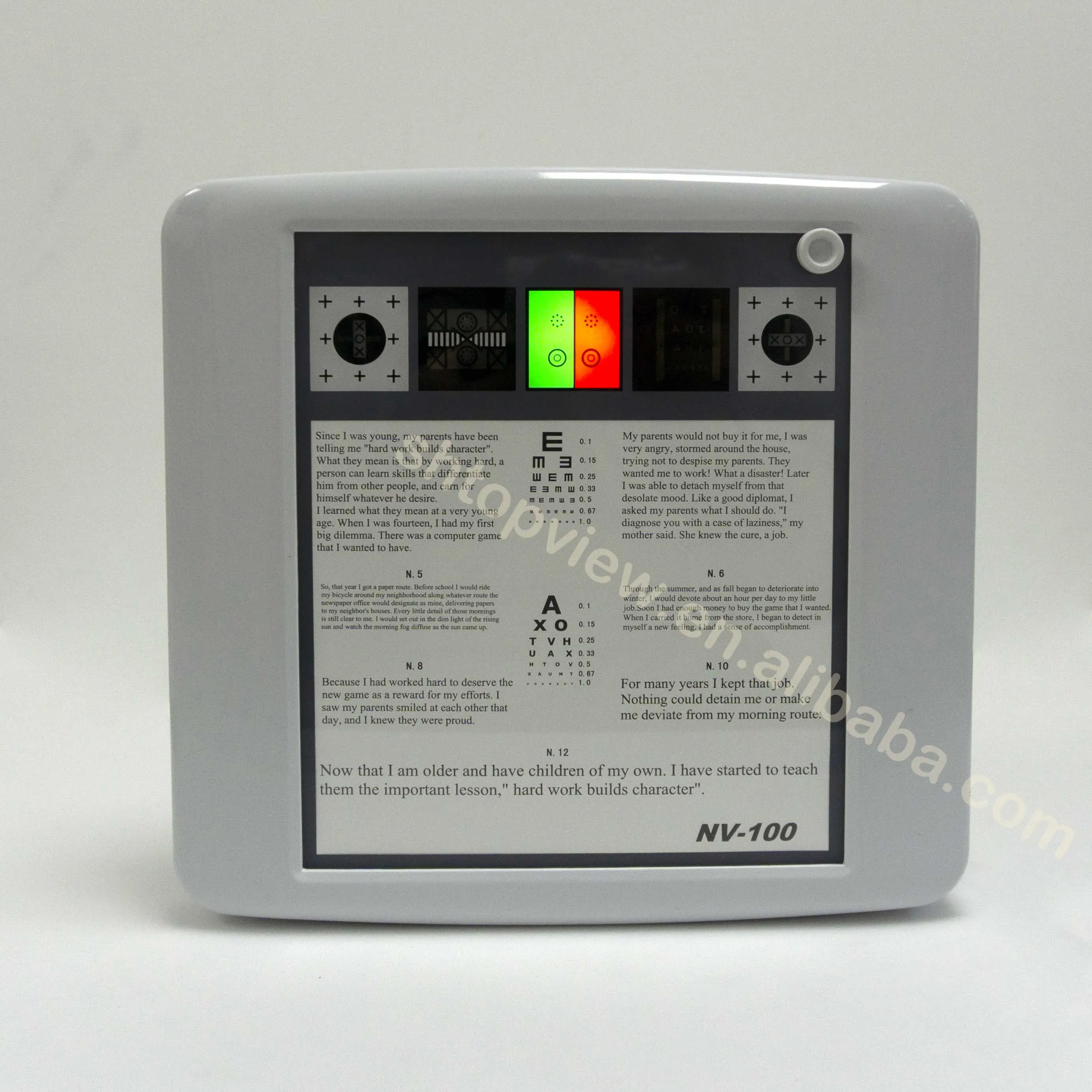 China Most Popular Model Nv 100 Ophthalmic Eye Test Chart Near Vision Test Product Buy Near Vision Chart Lcd Vision Chart Digital Vision Chart Product On Alibaba Com