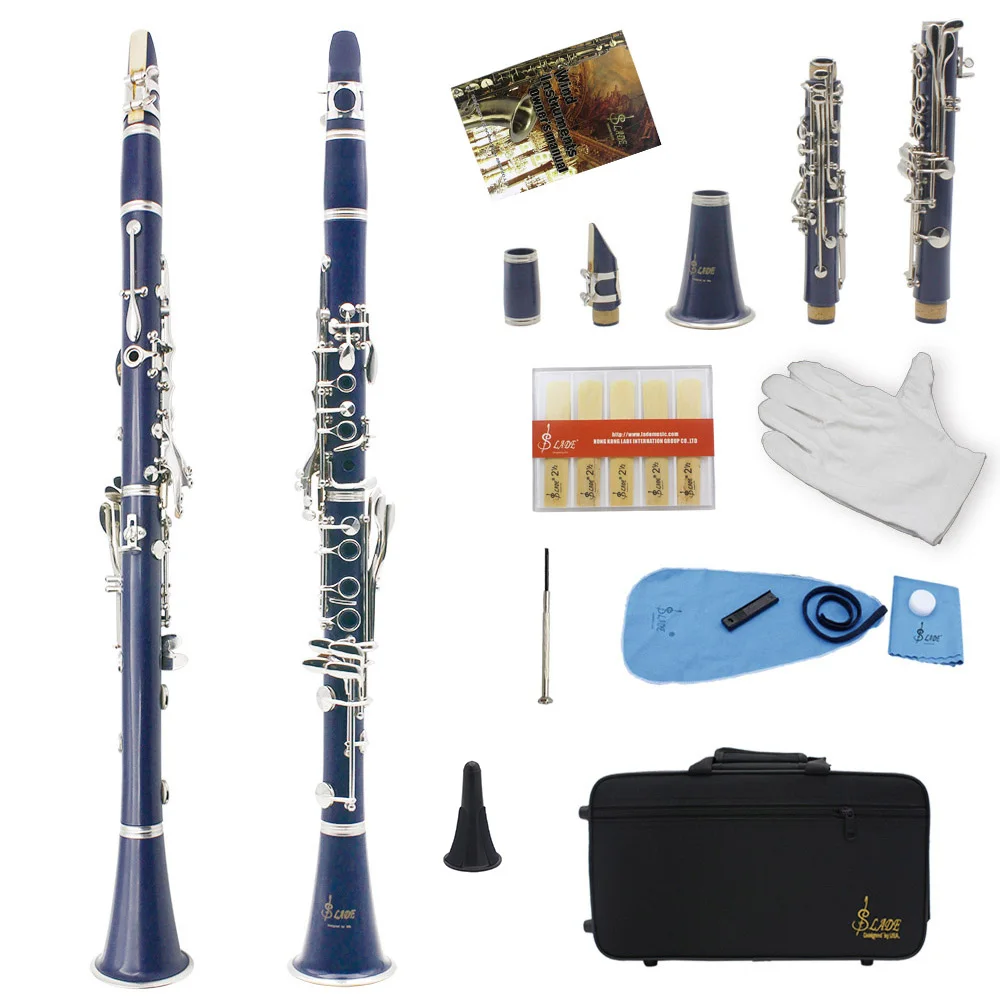 Slade ネイビー クラリネット 本体 Wholesale SLADE Bb Tone 17 Keys Bakelite Tenor Clarinet for