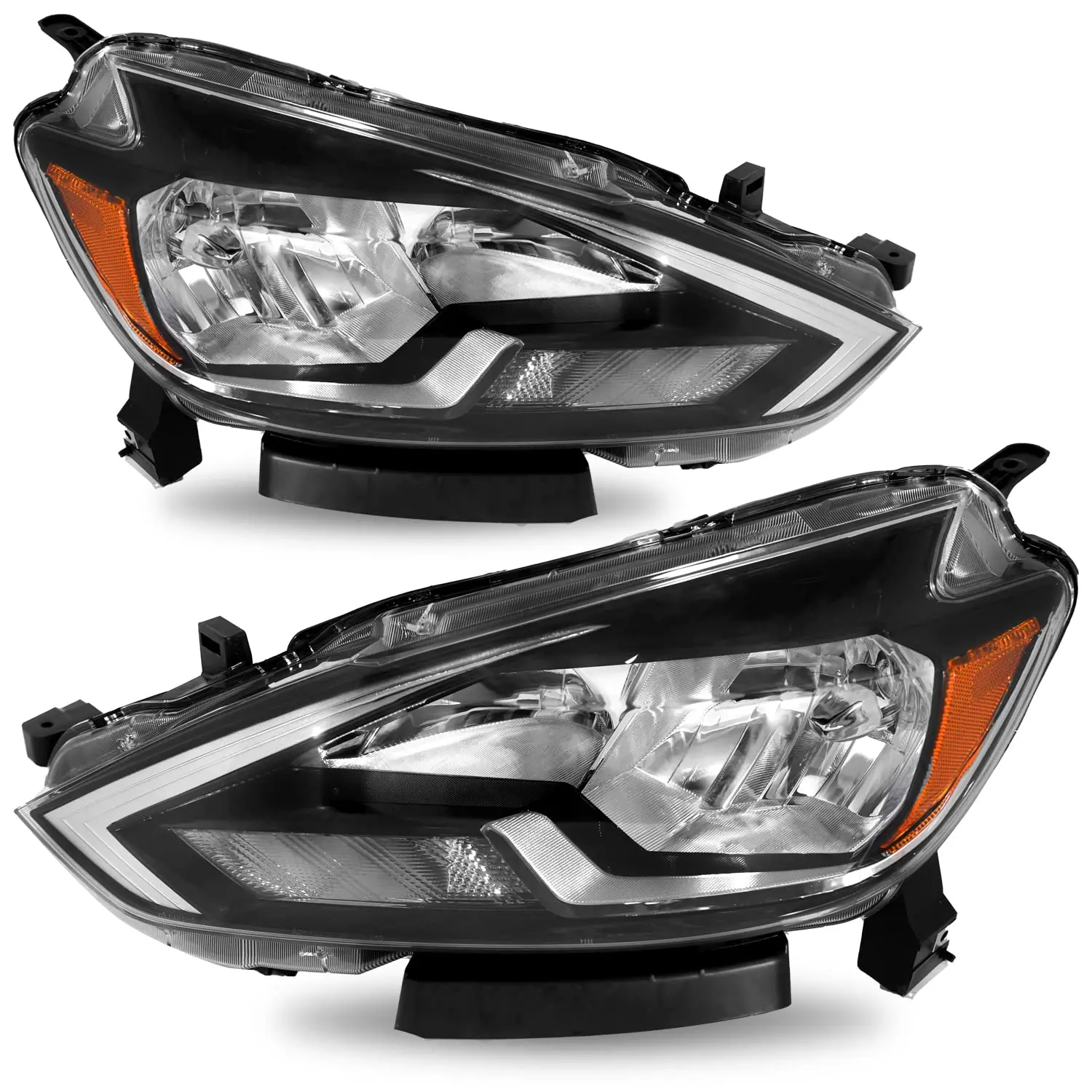 Halogen Headlight for 2016 2017 2018 Nissan Sentra Left Right headlamp usa