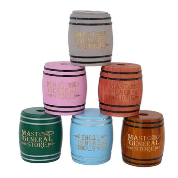 Factory Wholesale customized wooden barrel for candy snacks tea food grade wood barrel mini wooden coffee barrel