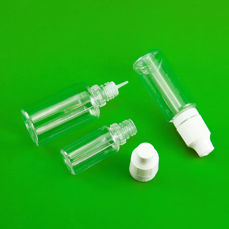 Empty squeeze dropper liquid bottle long thin neck PET Plastic Bottle Manufacturing