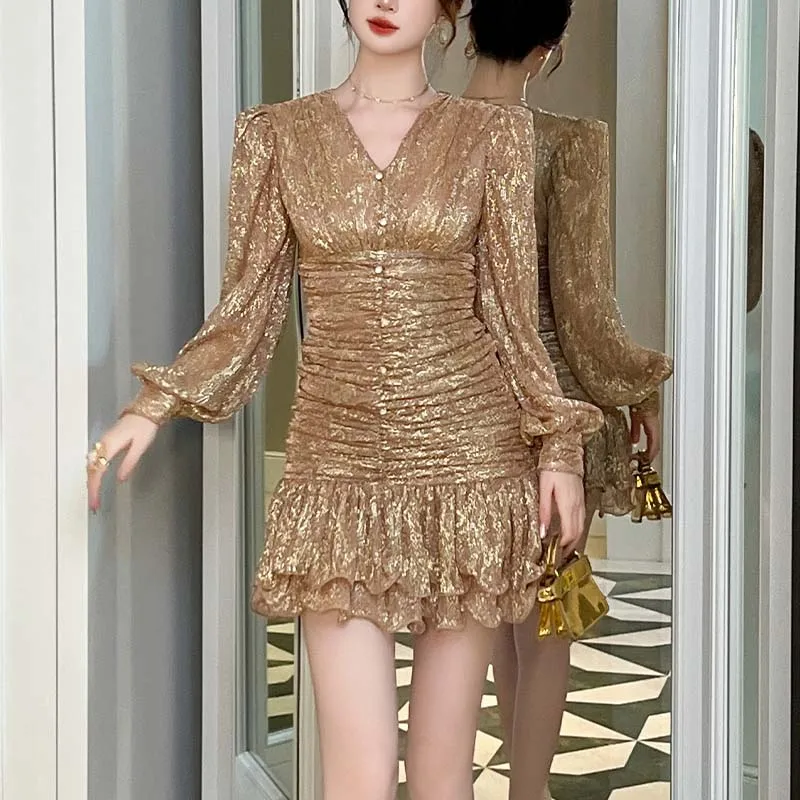 ZYHT 40613 Folds Puff Sleeve Mature Women Sexy Short Tight Mini Dresses Golden Cocktail Winter Dresses for Ladies| Alibaba.com ZYHT 40613 Folds Puff Sleeve Mature Women Sexy Short Tight Mini Dresses Golden Cocktail Winter Dresses for Ladies| Alibaba.com