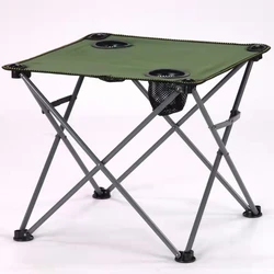 Folding outdoor small tablecloth fishing table picnic table self-driving camping table