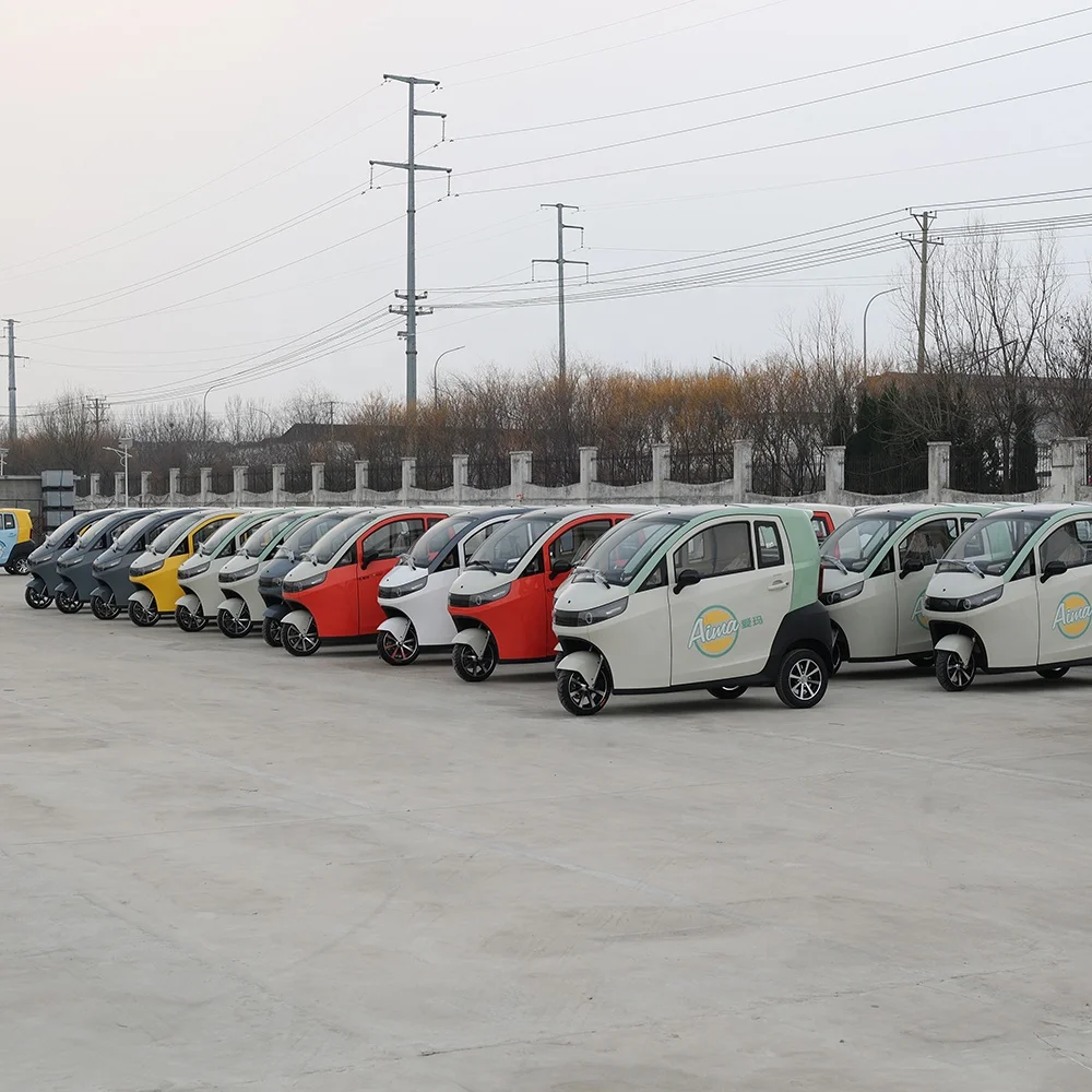 Simple and Fashionable Four-wheeled Mini Electric Vehicle with EEC