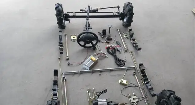 Buggy Suspension Kit 6000w Four Wheel Drive Electric Rear Axle Assembly ...