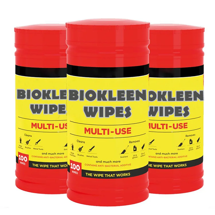 Biokleen White Label Big Size Tool Paint Cleaning Wipes Heavy Duty