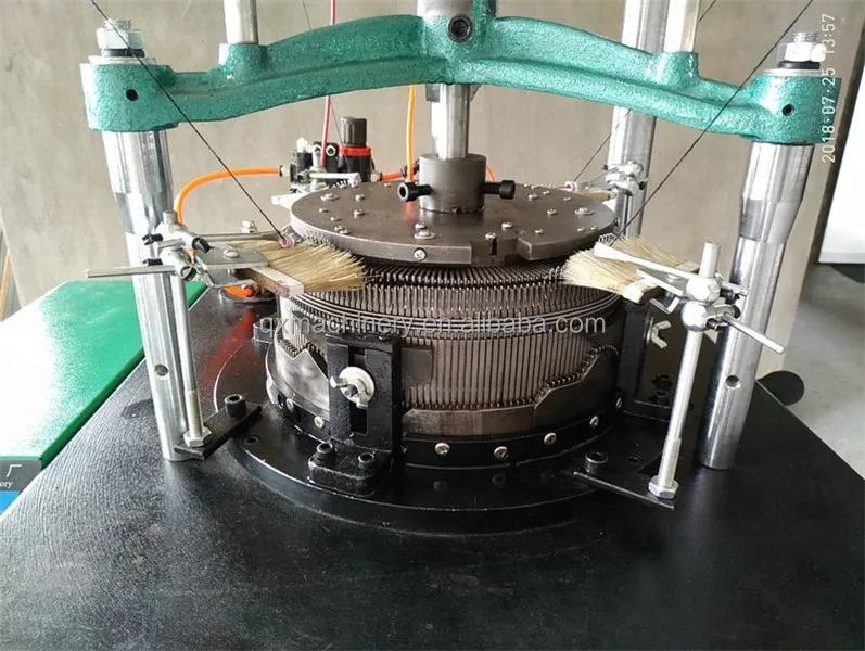 Rib Hat Knitting Machine Industrial Hat Knitting Machine Striped Knit