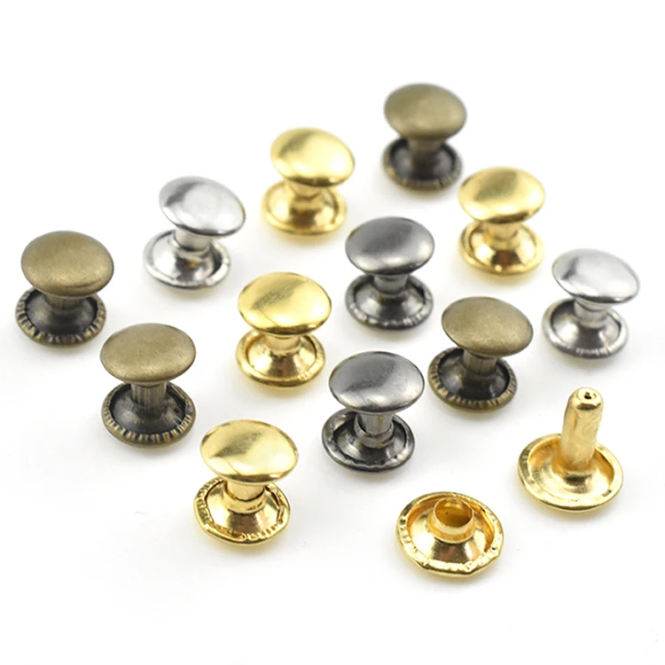 OEM & ODM пользовательские круглые люверсы занавески для одежды заклепки кожаные сумки аксессуары обуви сумок декоративные