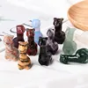 Figurine di alpaca in cristallo