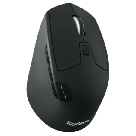 Logitech M720 Excellent Dual Mode Wireless Mouse Side Button Large Hand Mouse Comfort Black Mouse