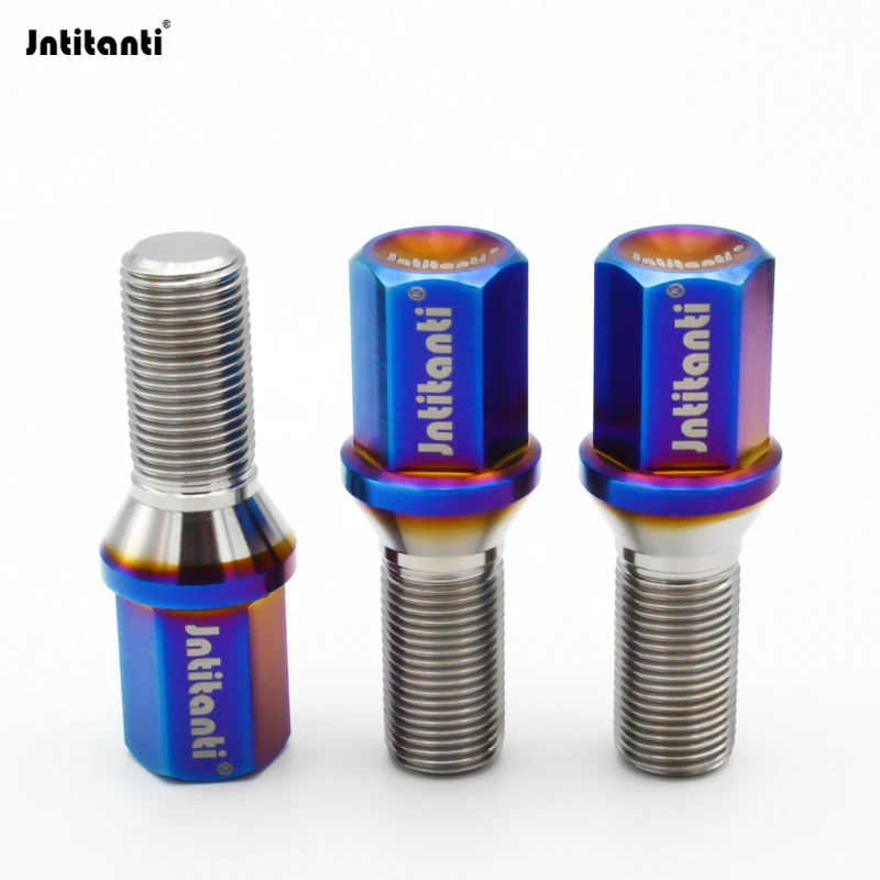 LOTTO 5 M12x1.75 Bulloni For Viti A Testa Esagonale In Titanio TA2 GR2 Di Diverse Lunghezze Anti(M12x20mm