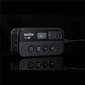 2700k-8500k Color Adjust 2900mAh 96 CRI 97TLCI APP Control for Sony Canon DSLR Flash Godox WL8P Waterproof LED Video Light detail image