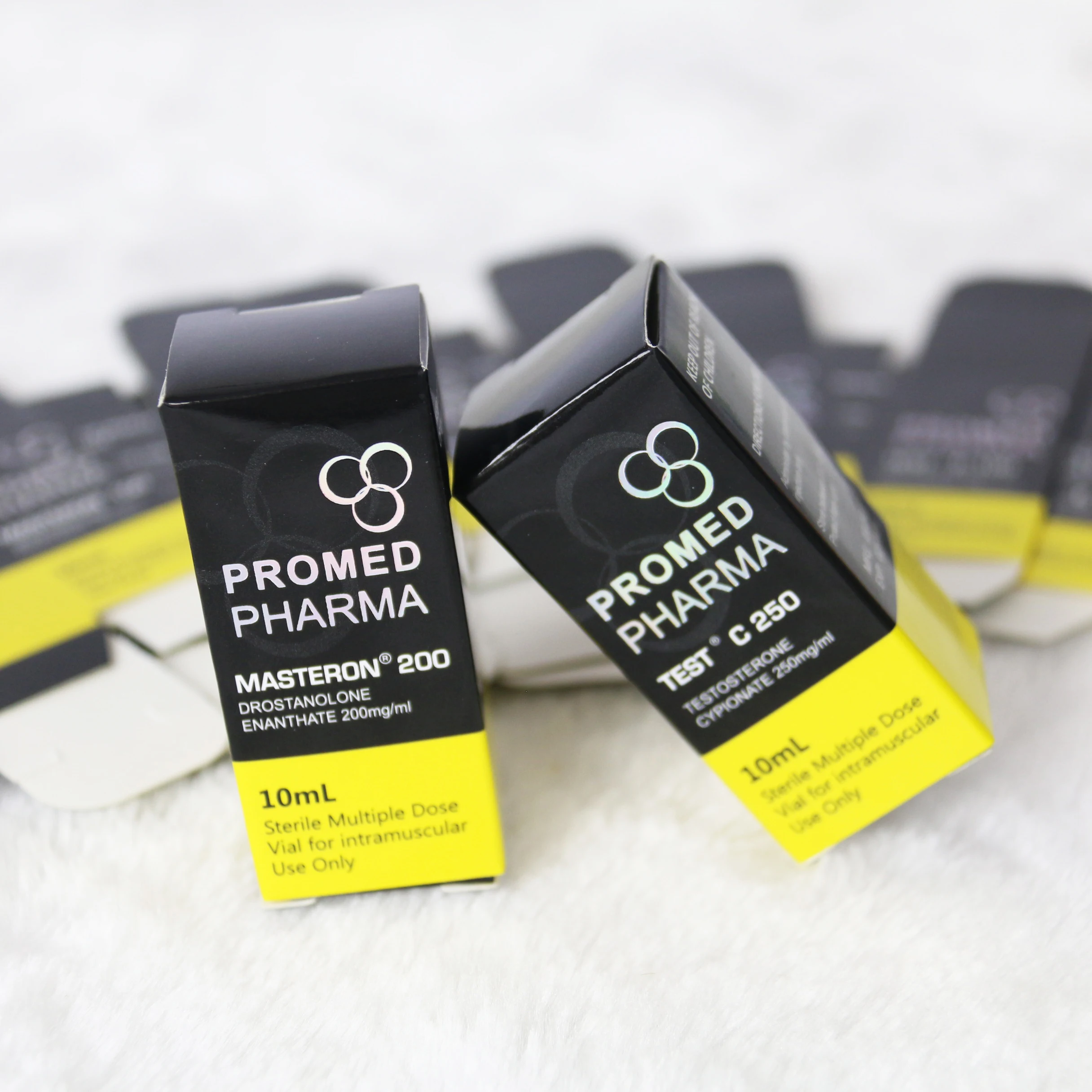 customized blue foil  hologram 10ml vial labels  test e 250  tren e 200 pharma labels for security  branding-3