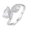 Moissanite 2,5 ct + certificat GRA-Or blanc