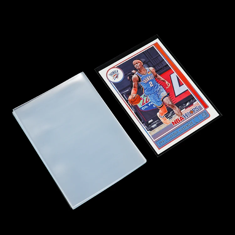 1000pcs UNICORN GAME PLUS Clear Card Sleeves Penny Board Game Card Sleeves  Baseball Collection Sport Card Sleeves