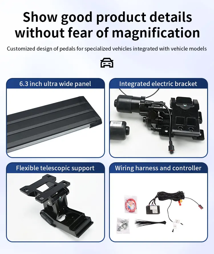 Noble 4x4 Customized Aluminum Alloy Bracket Electric Step for Ford Expedition Power Step Running Board Expedition details