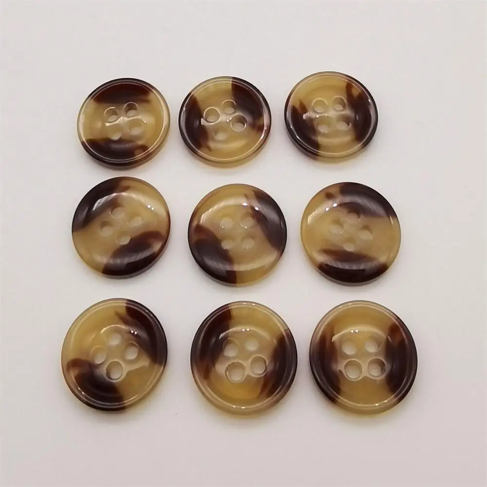 24l 15mm Plastic Mock Horn Button Polyester Resin Imitation Horn ...