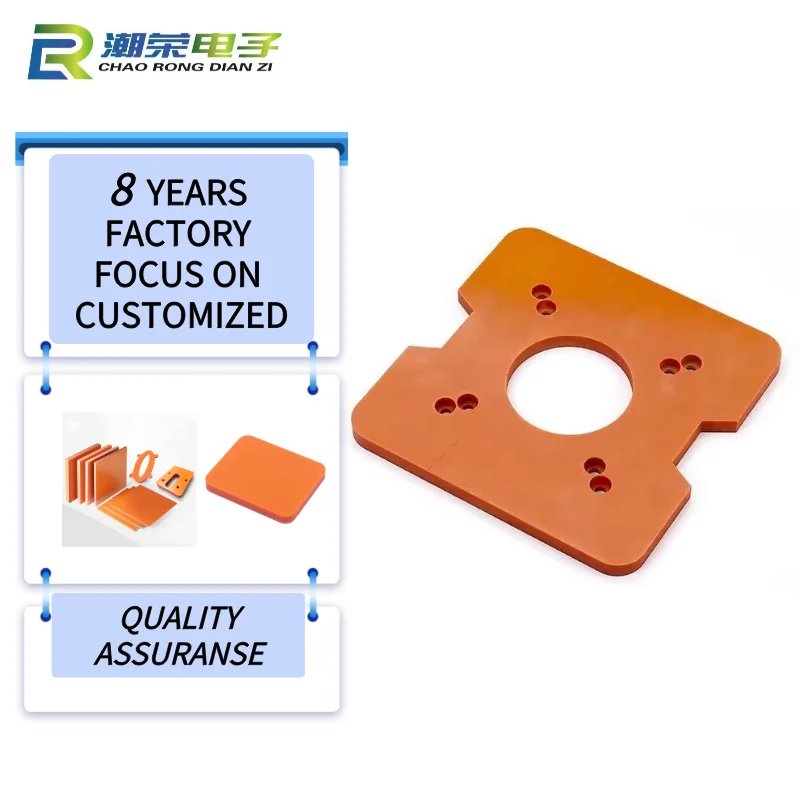 High Temperature Fire Flame Resistant Bakelite Fiberglass Placas De Resina Fenolica for High Voltage Application