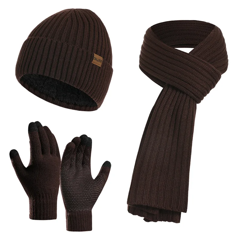 High Quality Winter Beanie Scarf And Hat Set Gloves 3 In 1 Winter ...