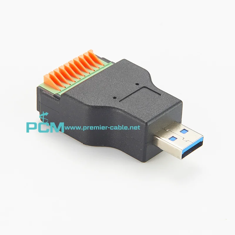 USB 3.0 Type A to 10-way Terminal Block manufacture