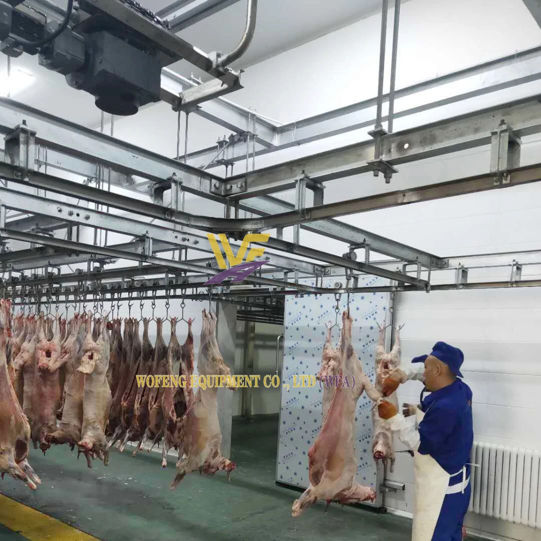 Meat Processing Complete Goat Slaughter Line Abattoir Equipment Project Design Sheep Skinning Machine of Sheep Slaughter House