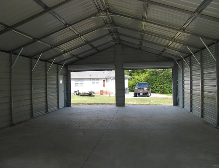 Metal Carport Shed Prefab Motorcycle Mini Garage Barn Shed Carport Garage RV Cover Shed
