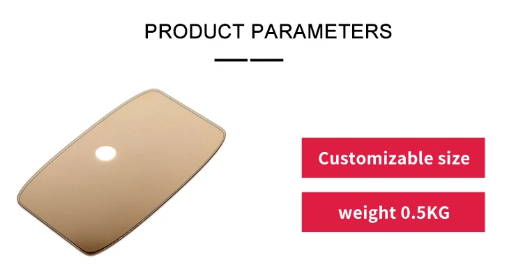 Brown coated mirror hollow glass tempered glass panel customization