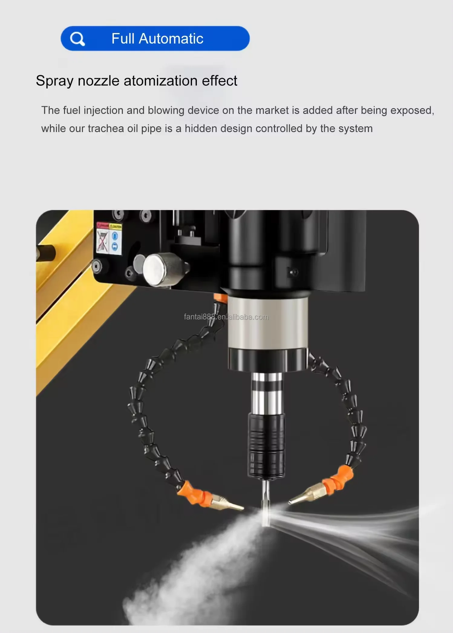 M16 Servo Motor Tapper Thread Tapping Machine Automatic Oiling and Air ...