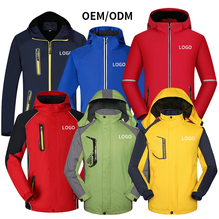 Wholesale Windproof Jacket Custom Logo Winter Outdoor Men's Sport