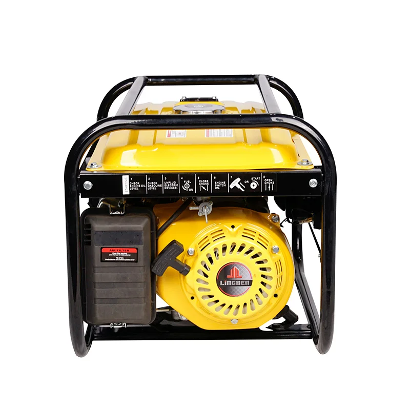 Portable Power Petrol Generator Copper Wire 1.5kw 1500w 1500watt 2kw 2000w 2000watt Gasoline Generator 5.5hp