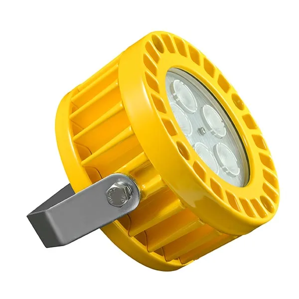 Lâmpada de carregamento LED ultra-brilhante e à prova d'água DL619 5000K revestimento em pó amarelo 4