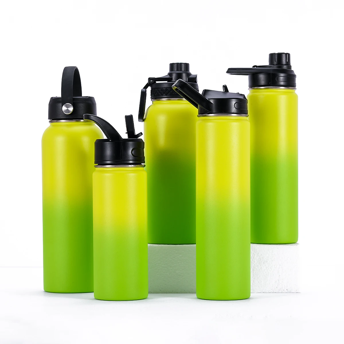 food grade popular stainless steel water bottle gourd shaped