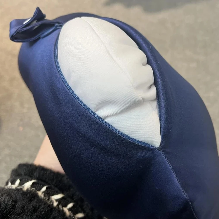 Factory Price Custom Label Silk U Shape Pillow Memory Foam 100