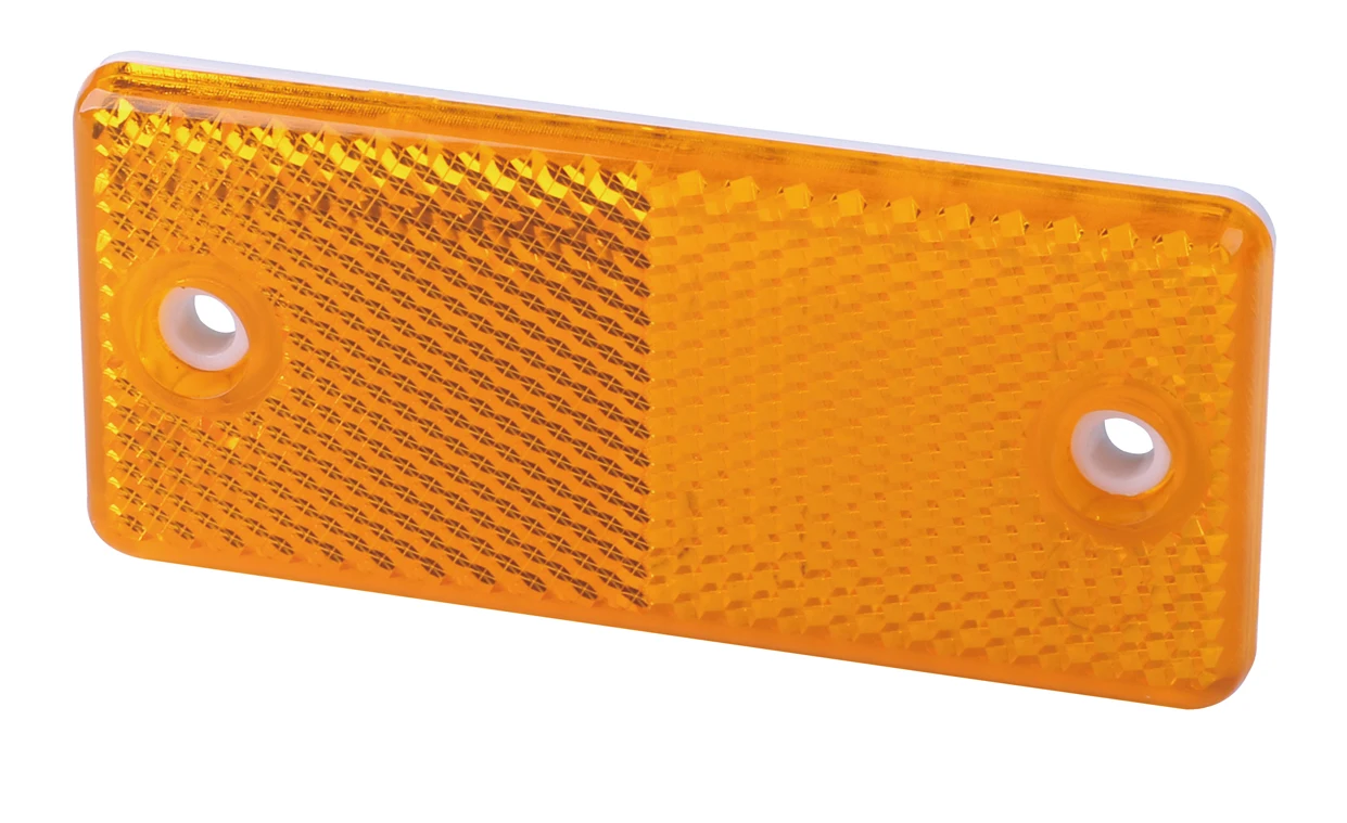 Rectangle Vehicle Safety Reflex Reflectors Withe 2 Screw Holes| Alibaba.com