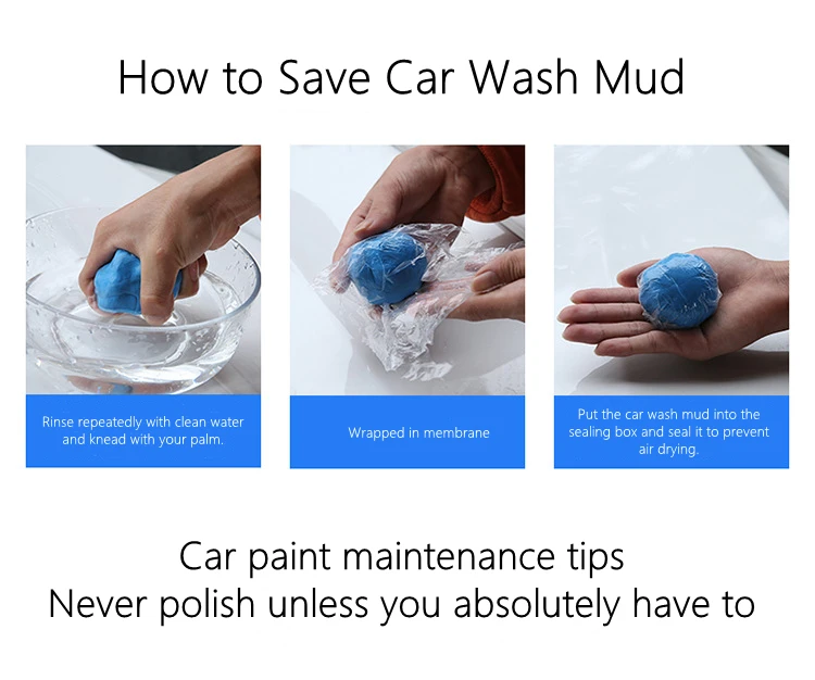 Инструмент для мытья автомобиля Синий Очиститель инструмент чистящая грязь детейлинг глина очистки