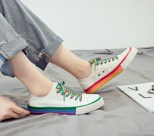 casual canvas shoes