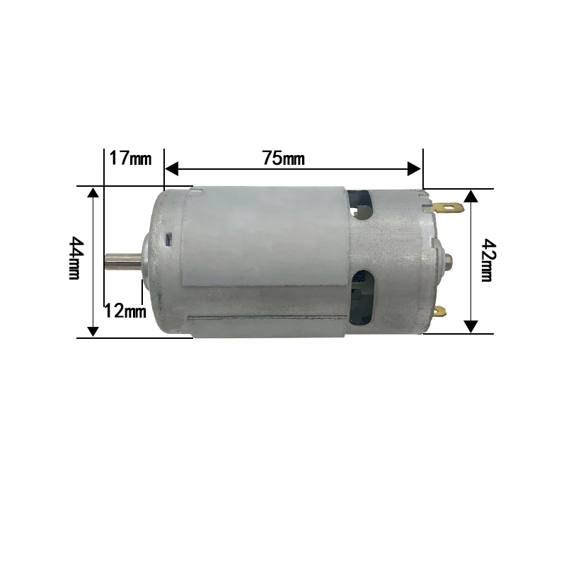 Customized High Speed Rs785 12V 24v Dc Motor for Drill and Screw Driver Micro Dc Motor