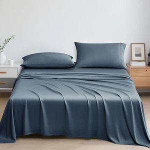 Super Soft and Breathable High Quality Bamboo Duvet Cover Set Light Weight Cooling OEKO-TEX Certified 300TC All-Season Use