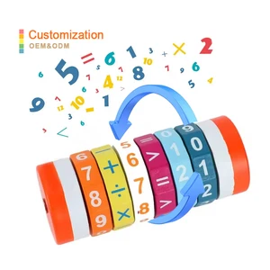 Cylindrical Learning Cube Arithmetic Toy Intelligence  Math Resources Number Games for Children Intelligence Brain Developing