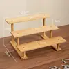 Soporte para flores trapezoidal de tres niveles y 33 metros de largo