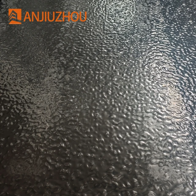 Water Ripple Texture Bamboo Charcoal Wood Wall Panel PVC Veneer Interior Decoration Carbon Crystal Wall Board