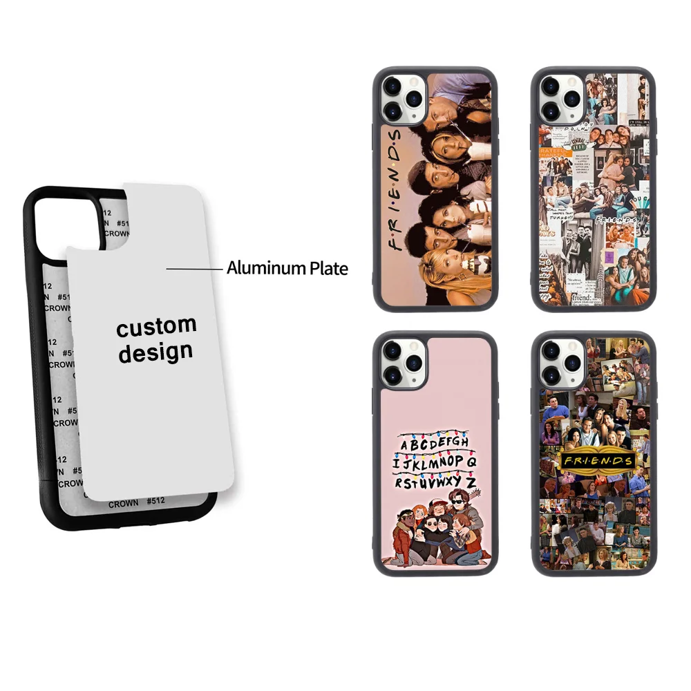 2D Sublimation Blank Phone case for iphone Sublimation case for samsung Blank Sublimation Cell Phone case for xiaomi