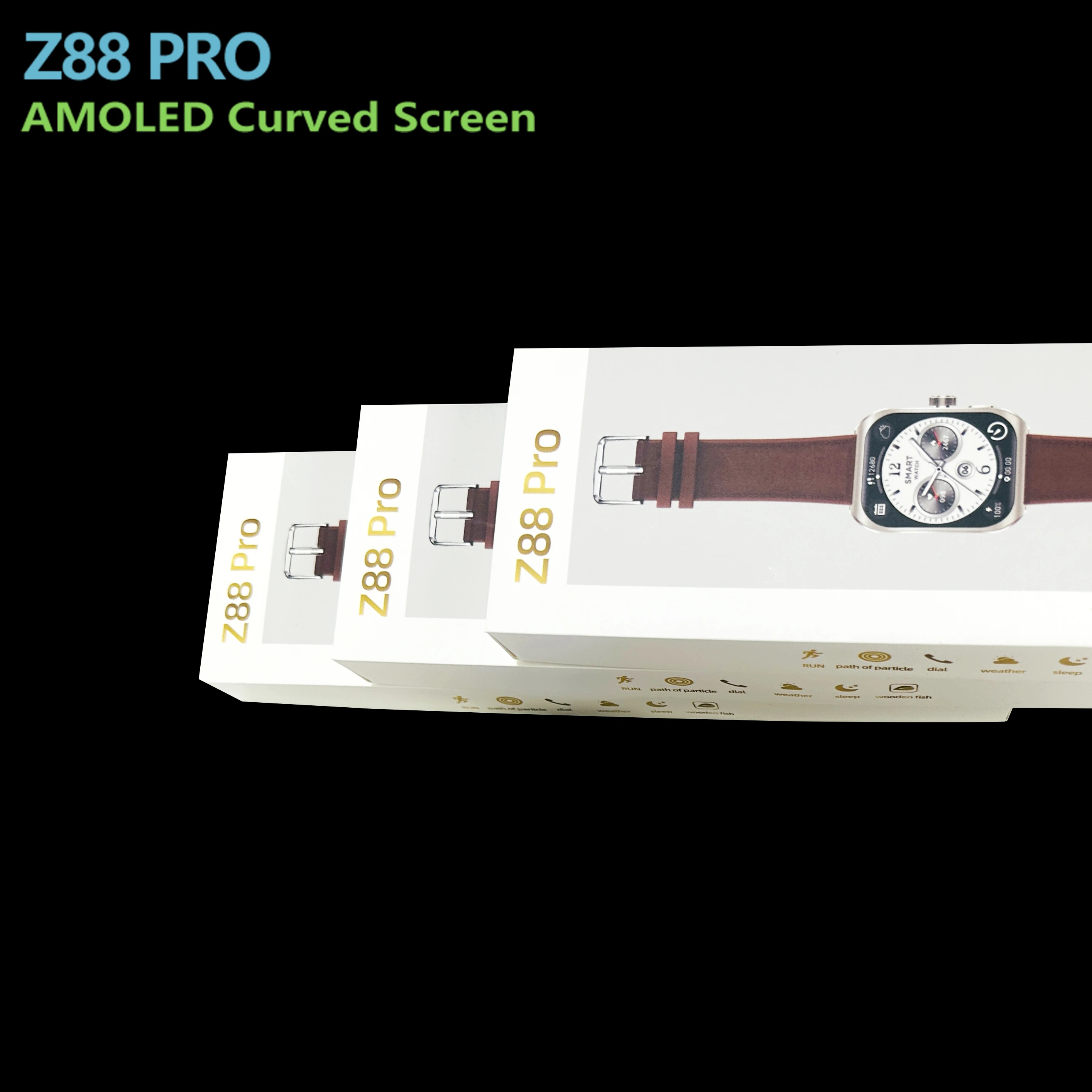 2024 Trend neues Produkt Z88 Pro Smart Watch HD gekrümmter Bildschirm  AMOLED reloj Shop für Uhren Online Herren Stil Uhren oa88 Serie9