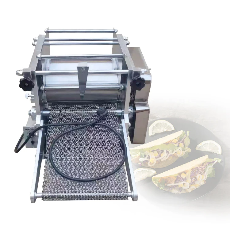 Maschine zur Herstellung von Getreideprodukten Taco-Kuchenmaschine Automatischer kommerzieller Tortilla-Teig für die industrielle Herstellung