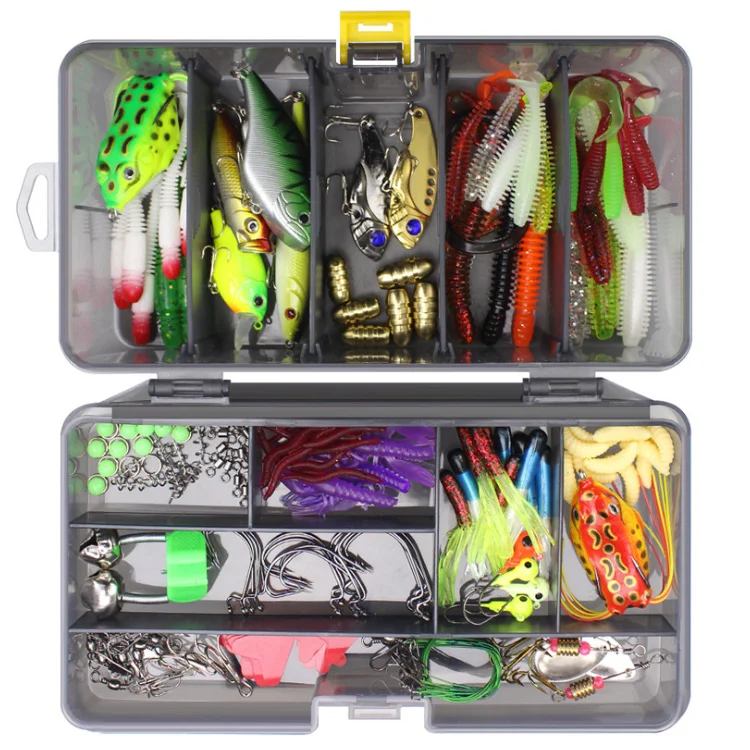 WEIHE 168pcs Fishing Lure Kit - Durable and Versatile Bait